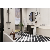 ECLISSI - 5X5 CROSS, WHITE, MATTE